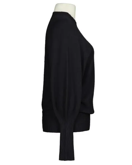 Pullover mit Fledermausarm in schwarz von Made in Italy