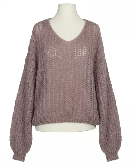 Pullover mit Mohair in braun von Selected Touch
