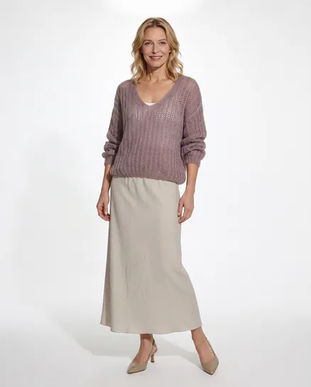 Pullover mit Mohair in braun von Selected Touch