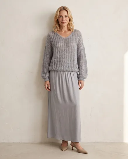 Pullover mit Mohair in grau von Selected Touch