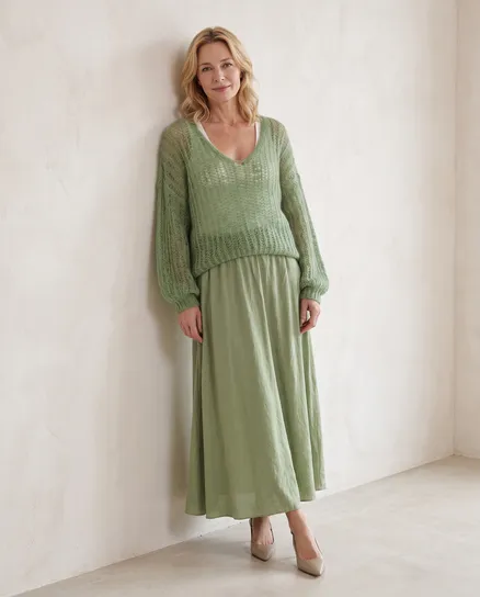 Pullover mit Mohair in lindgr�n von Selected Touch