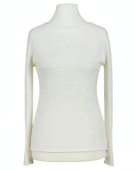 Pullover mit Stern in wollwei� von Spaziodonna