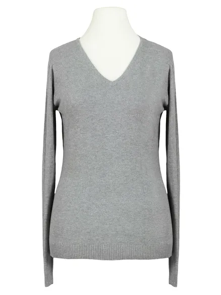 Pullover mit V-Ausschnitt in grau von RESTART