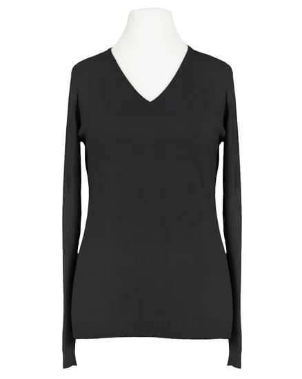 Pullover mit V-Ausschnitt in schwarz von RESTART