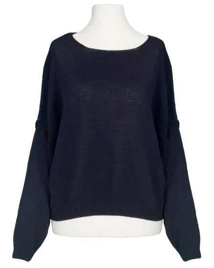 Pullover mit Ziern�hte in dunkelblau von Selected Touch