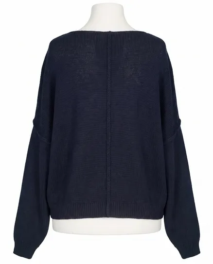 Pullover mit Ziern�hte in dunkelblau von Selected Touch