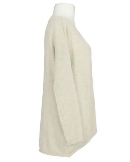 Pullover Oversize in beige von Selected Touch