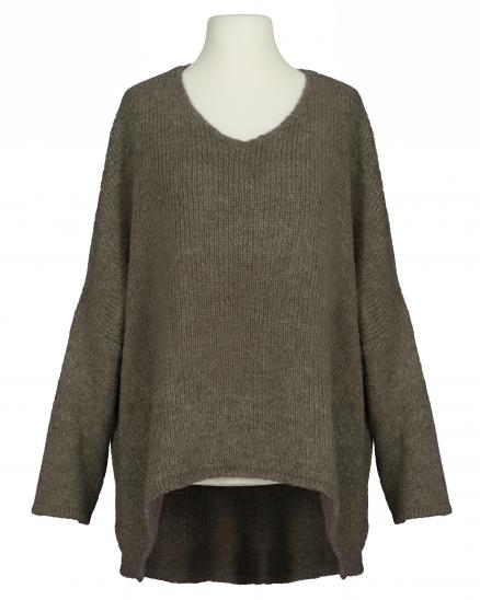 Pullover Oversize in braun von IMPRESS