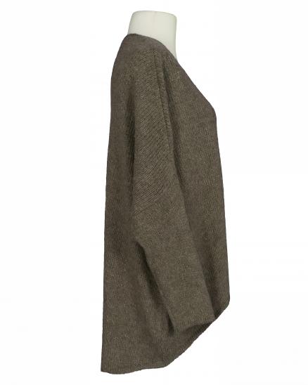 Pullover Oversize in braun von IMPRESS