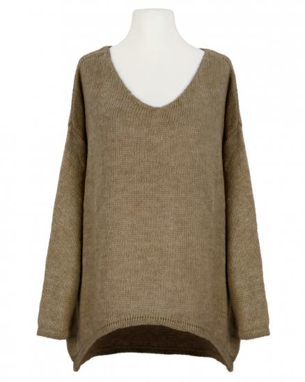 Pullover Oversize in camel von Selected Touch