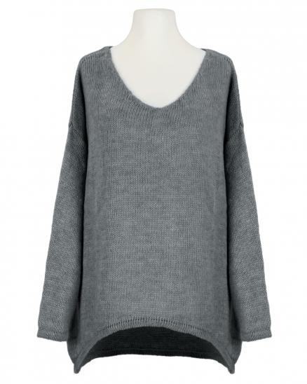 Pullover Oversize in grau von Selected Touch