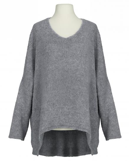Pullover Oversize in grau von IMPRESS