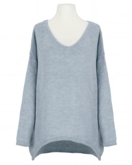 Pullover Oversize in hellblau von Selected Touch