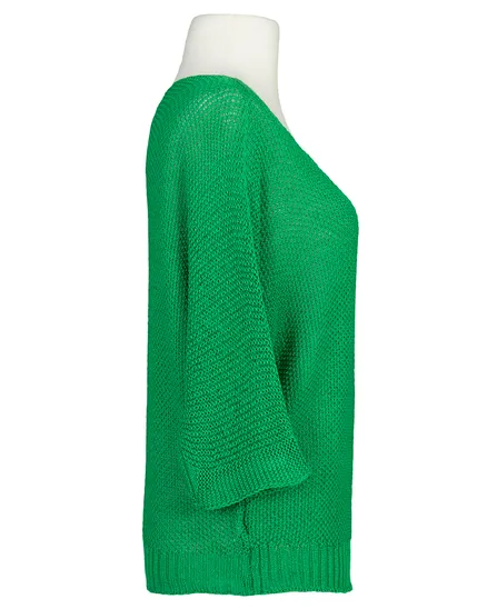 Pullover Perlmuster in gr�n von Made in Italy