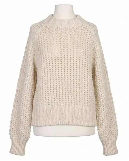 Pullover Perlmuster in wollwei� von Style Touch