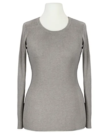 Pullover Rippstrick in braun von FASHION