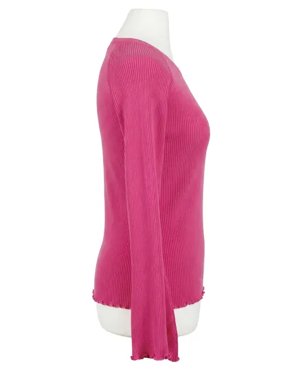 Pullover Rippstrick in pink von Made in Italy