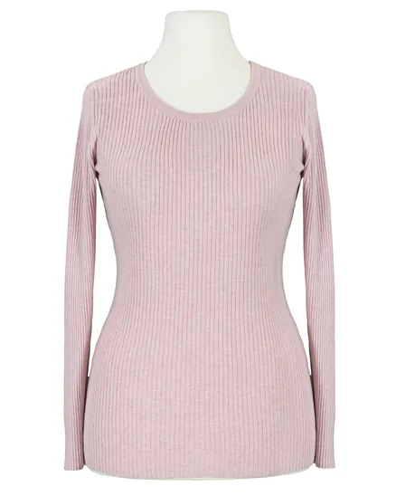Pullover Rippstrick in rosa von FASHION