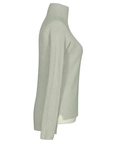 Pullover Stehkragen in beige von Made in Italy
