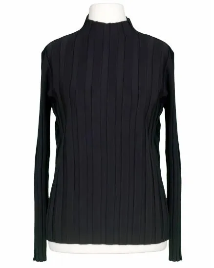 Pullover Stehkragen in schwarz von Moda Fashion