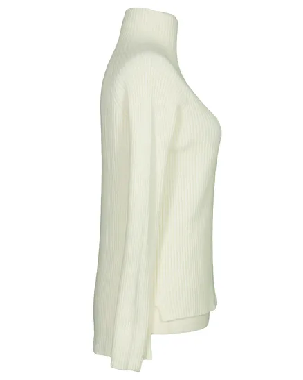 Pullover Stehkragen in wollwei� von Made in Italy