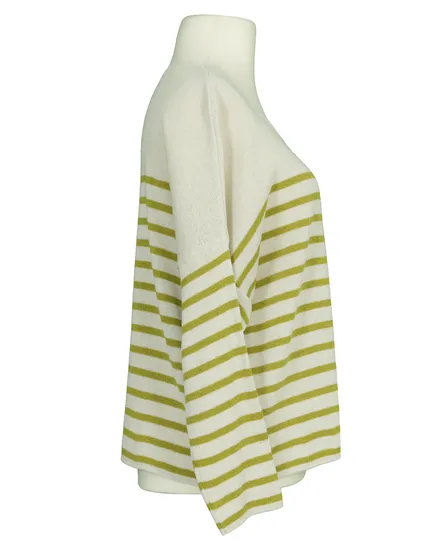 Pullover Streifen in beige von Made in Italy