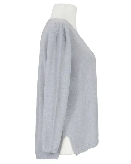 Pullover V-Ausschnitt in grau von Selected Touch