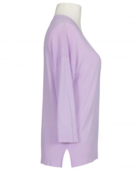 Pullover V-Ausschnitt in lila von sevenday