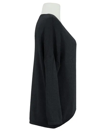 Pullover V-Ausschnitt in schwarz von Selected Touch