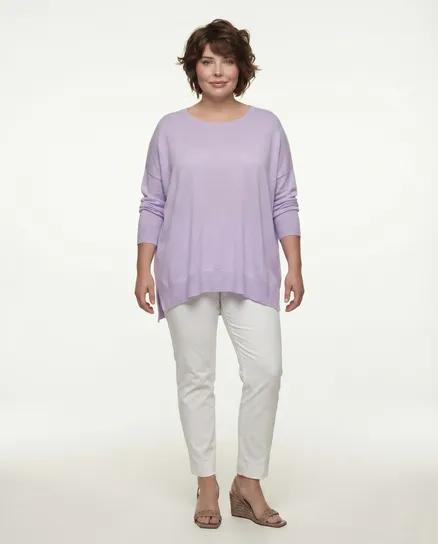 Pullover Viskose in lila von Amandine