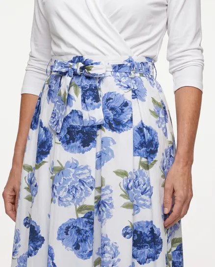 Rock Floral in blau von Made in Italy