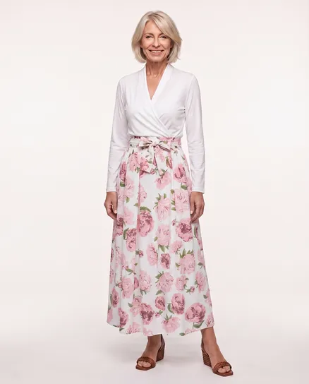 Rock Floral in rosa von Made in Italy