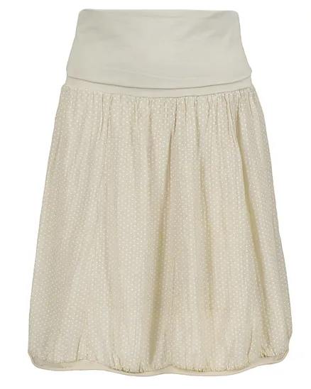Rock mit Seide in beige von Diana