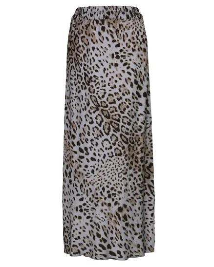 Rock Satin Leoprint in hellgrau von Selected Touch