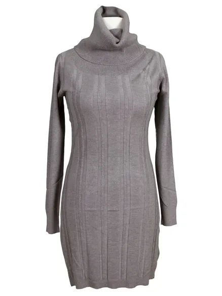 Rollkragen Longpullover in braun von Beauty Women