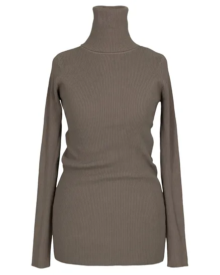 Rollkragenpullover mit Cashmere in braun von YOU & YOU