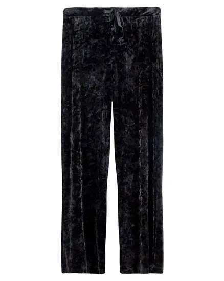 Samthose in schwarz von Moda Italia