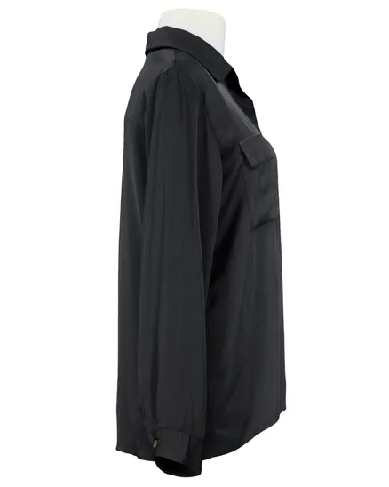 Satin Bluse in schwarz von Monday Afternoon
