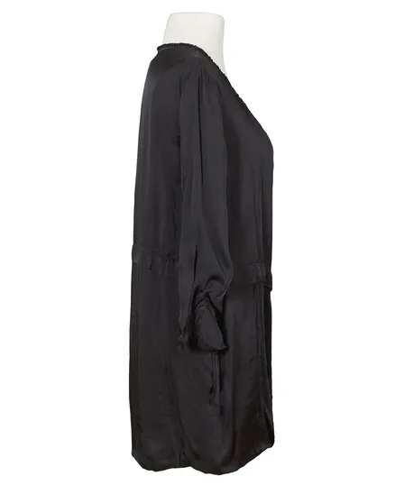 Satin Jacke mit Seide in schwarz von XUNA