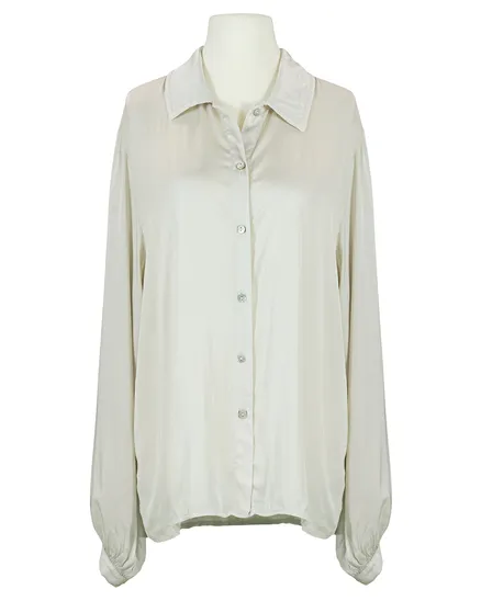 Satinbluse mit Seide in beige von Monday Afternoon