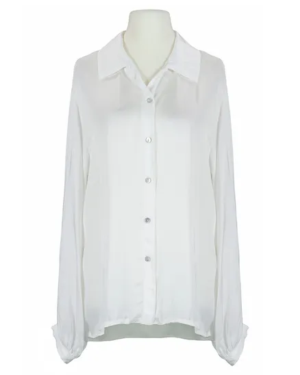 Satinbluse mit Seide in wei� von Monday Afternoon