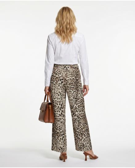 Satinhose Leo mit Seide in beige von Style Touch