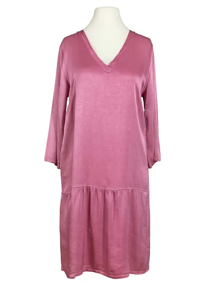 Satinkleid mit Seide in beere von Pronto Moda
