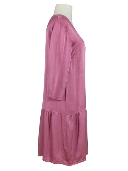 Satinkleid mit Seide in beere von Pronto Moda
