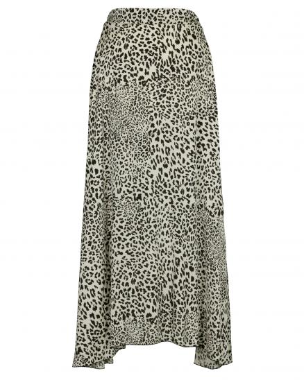 Satinrock Leoprint in schwarz creme von IMPRESS