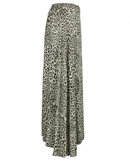 Satinrock Leoprint in schwarz creme von IMPRESS