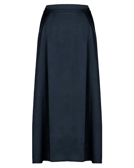 Satinrock mit Seide in blau von Selected Touch
