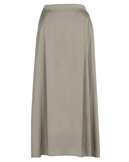 Satinrock mit Seide in taupe von Selected Touch