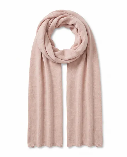 Schal mit Cashmere in altrosa von Moda Italia