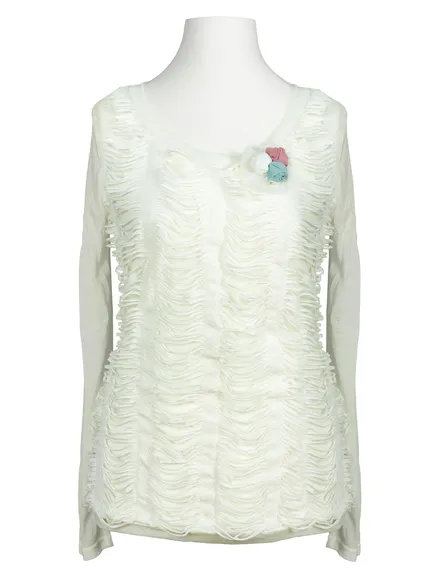 Shirt Jersey in wollwei� von Exquisss Paris